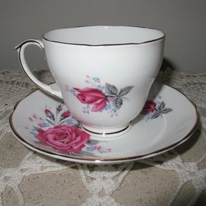 Duchess Bone China "True Love" cup and saucer